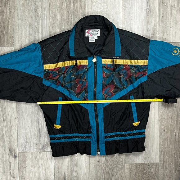 Vintage 1990s Active Stuff Caesars Multicolour Large Women's Jacket - Picture 5 of 7